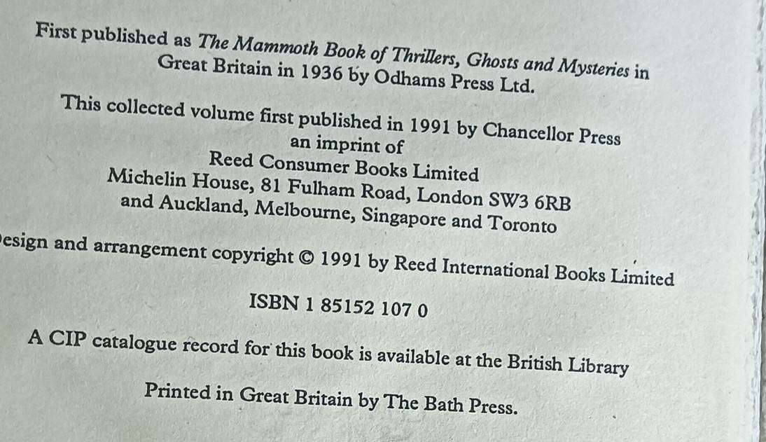 Great Tales of the Supernatural - Hardcover - 641 pages