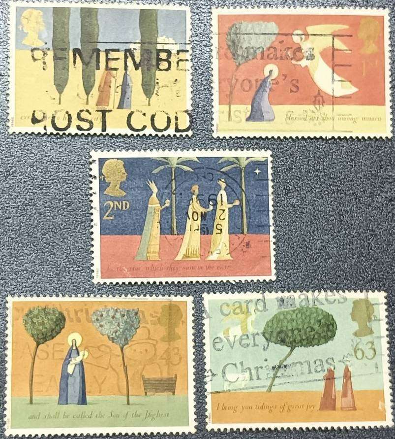 Great Britain 1996 Christmas full set used