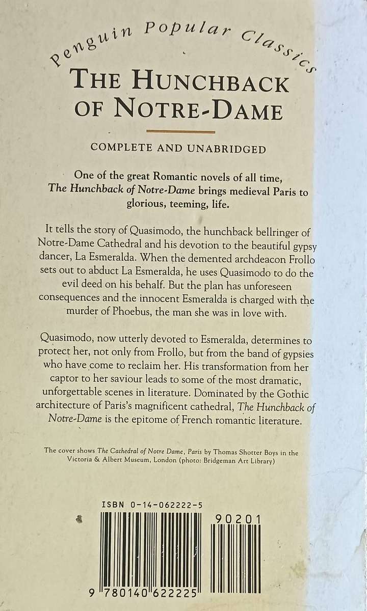 The Hunchback of Notre-Dame - Victor Hugo - Softcover - 501 pages - A Penguin Classic