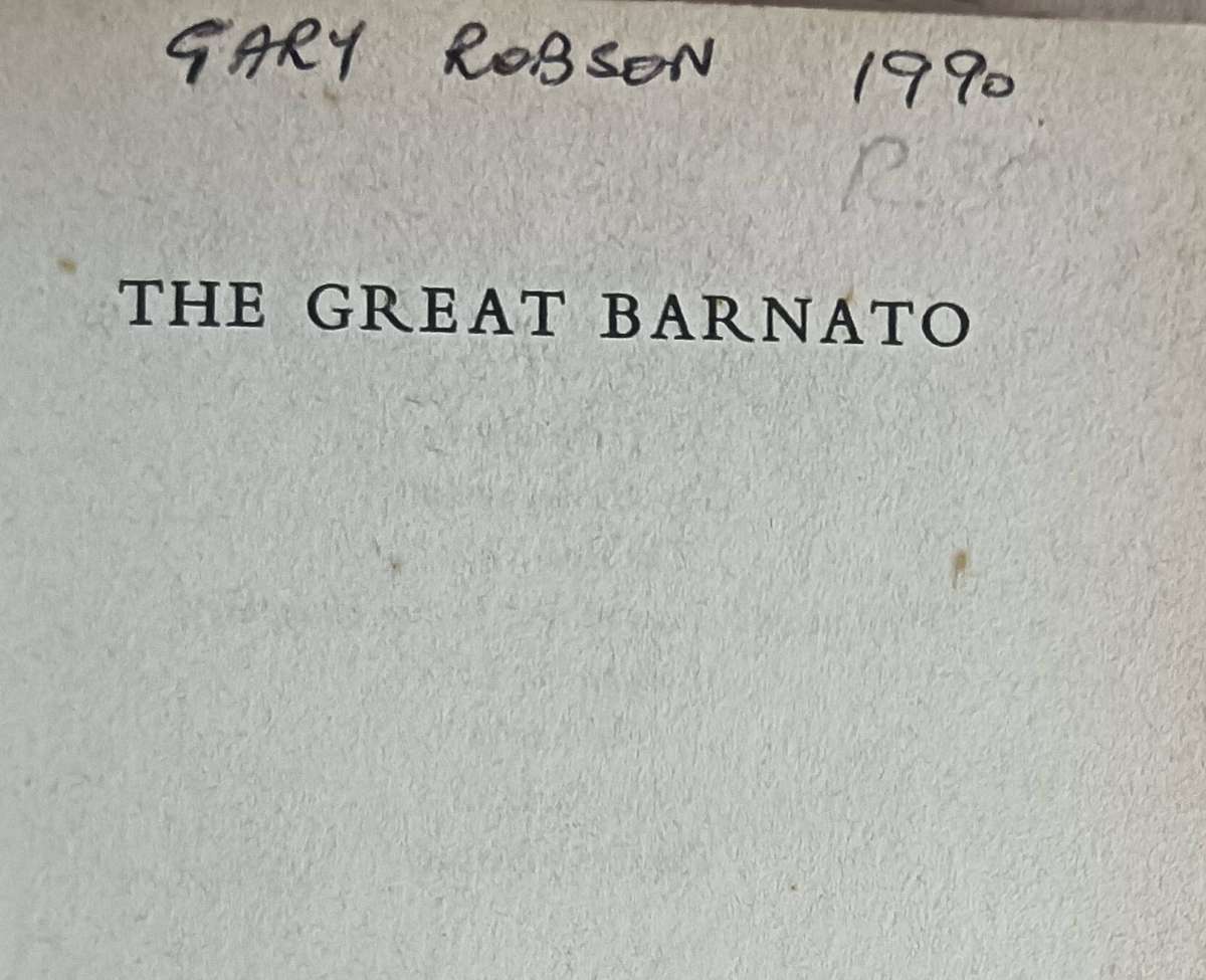 The Great Barnato - Stanley Jackson - Softcover -  278 pages