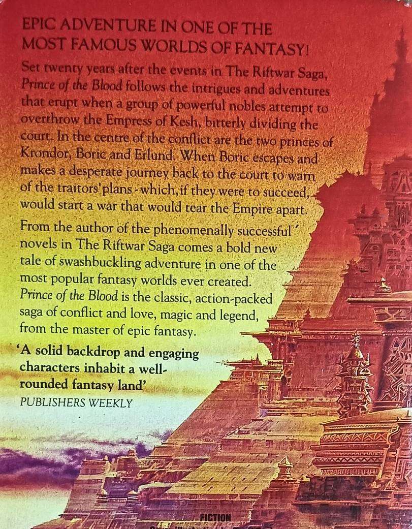 Prince of the Blood - Raymond E. Feist - Softcover - 396 pages