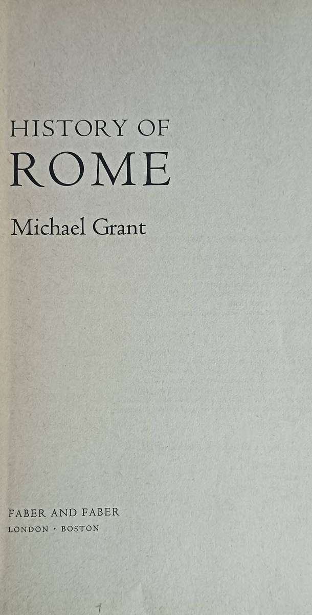 History of Rome - Michael Grant - Softcover - 431 pages