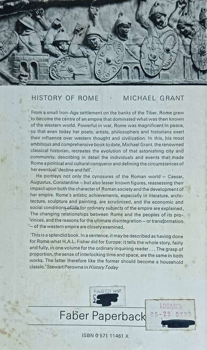 History of Rome - Michael Grant - Softcover - 431 pages