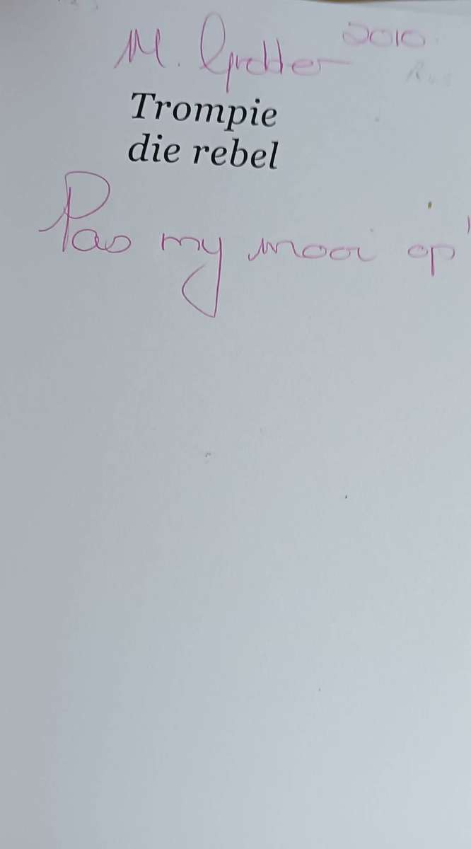 Trompie die Rebel - Topsy Smith - Softcover -  115 pages