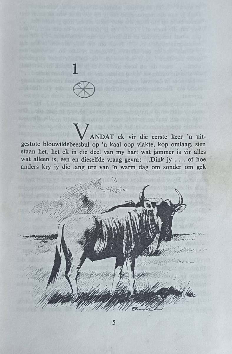 Uit die Dagboek van ŉ Wildbewaarder - P.J. Schoeman - Vierde druk 1971  - Hardcover - 179 pages
