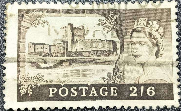 Great Britain 1955 Castles 2/6 used