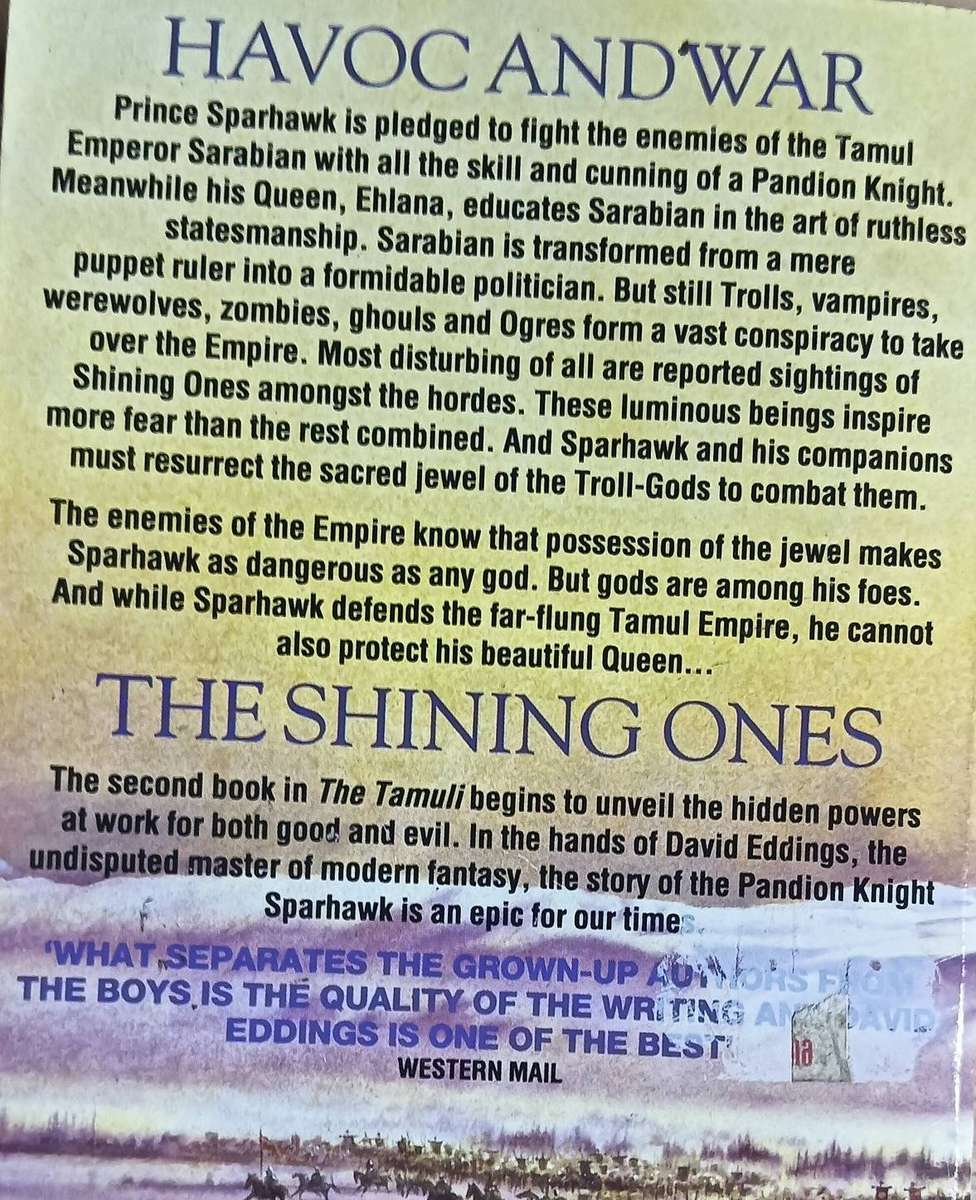 The Shining Ones - David Eddings - Softcover - 608 pages