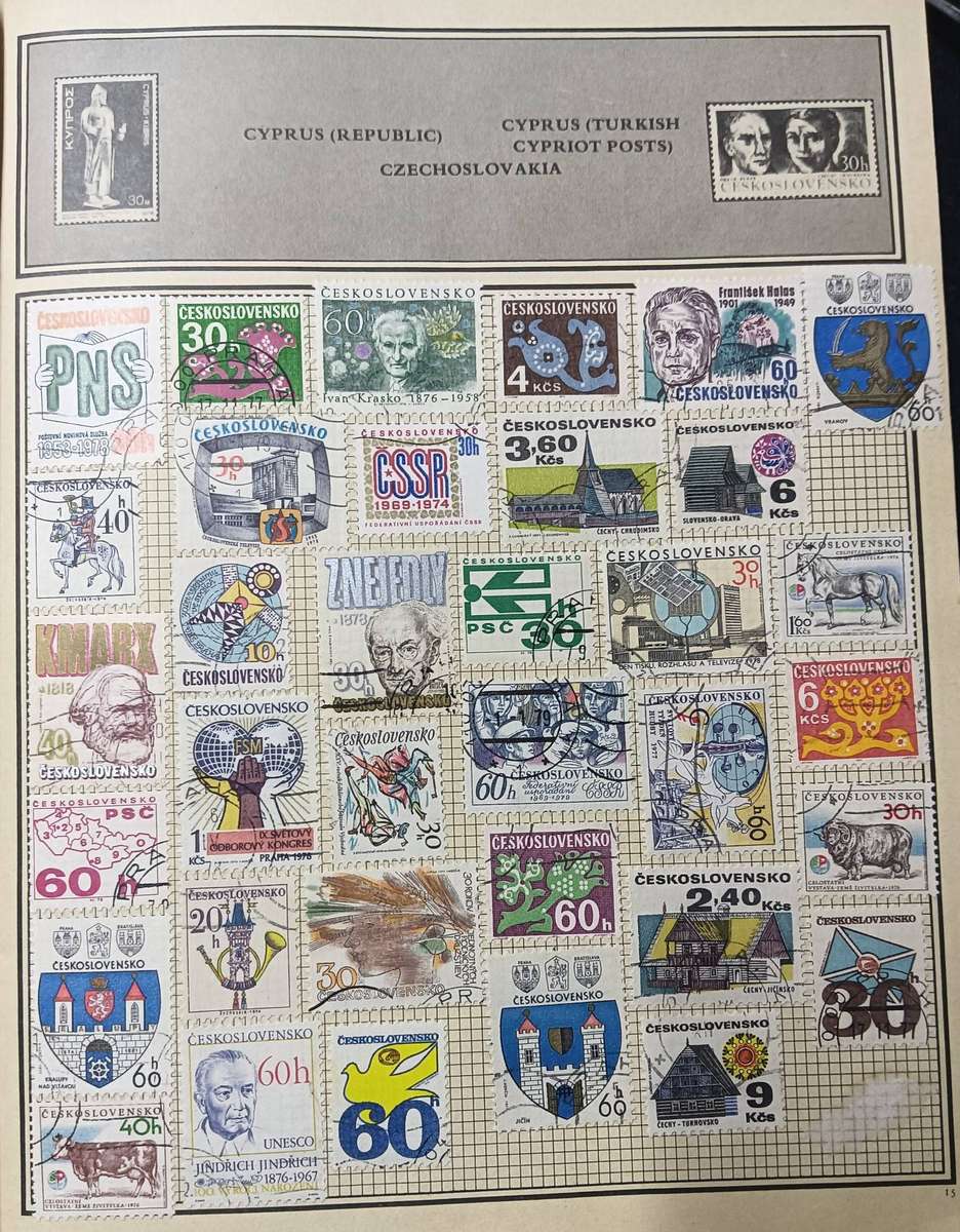 Stanley Gibbons No 1 Stamp Album only some pages scanned