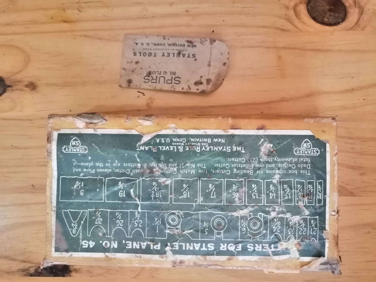 Stanley 45 combination plane