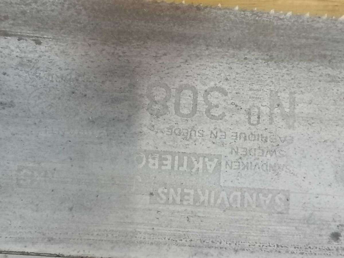 Sandvik no 308 14 inch tenon vintage saw