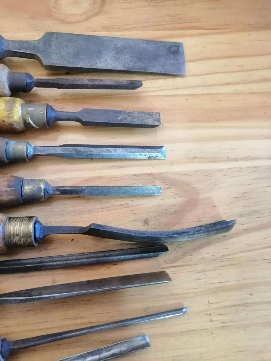 14 chisel /gouge antique /vintage