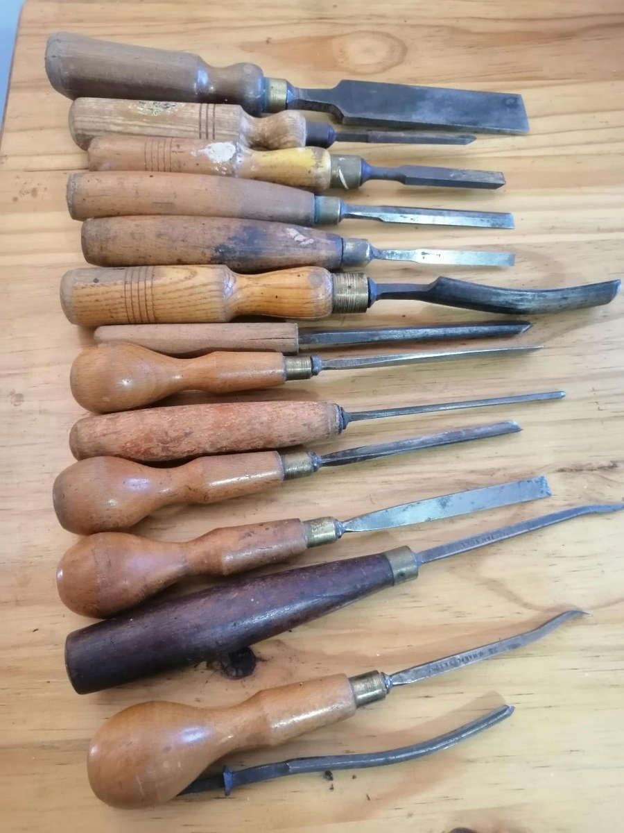 14 chisel /gouge antique /vintage