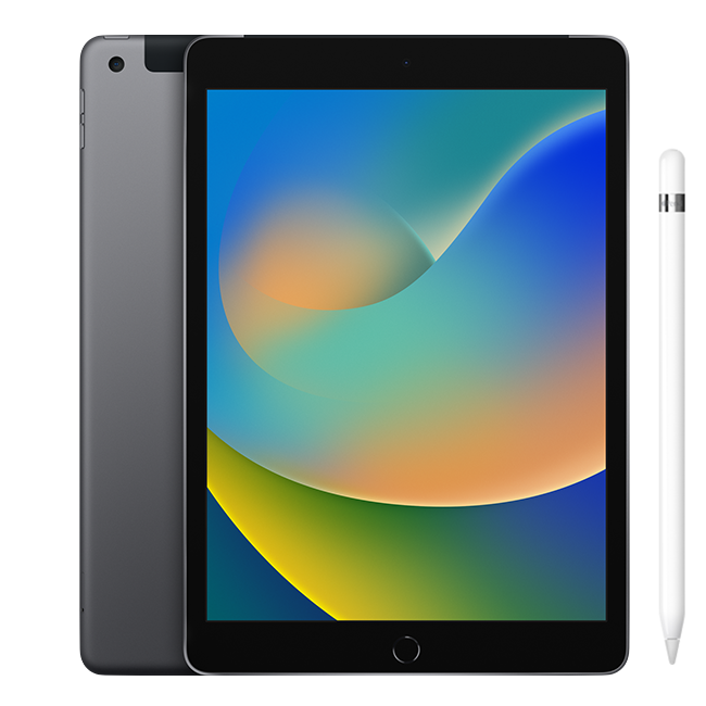 COMBO: iPad 9th Gen 10.2-inch 256GB Cellular + Apple Pencil + Cover and Screen Protector
