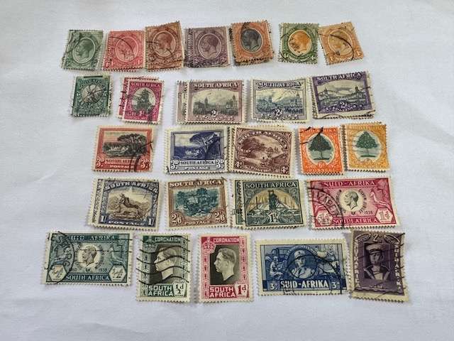 Union of South Africa Stamps 130 pieces