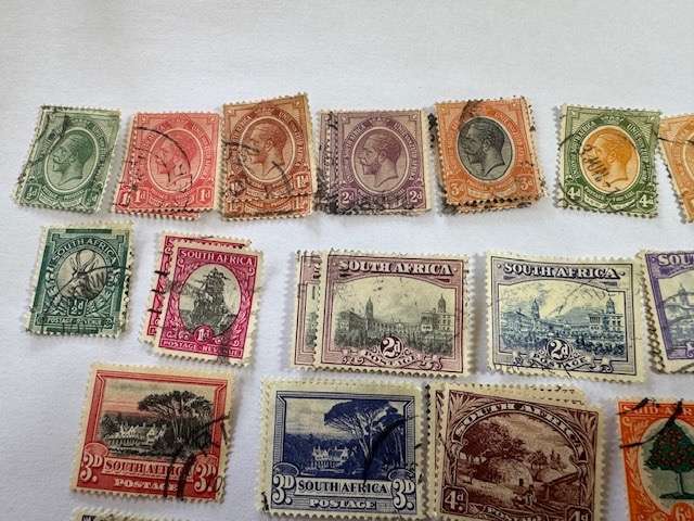Union of South Africa Stamps 130 pieces