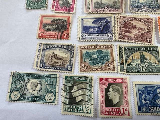 Union of South Africa Stamps 130 pieces