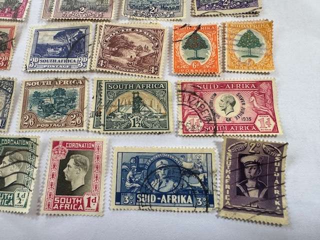 Union of South Africa Stamps 130 pieces