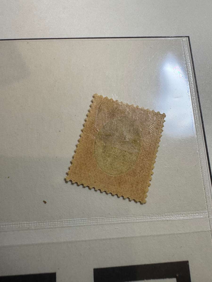 KGV Stamp Red 0ne Pound Union Stamp