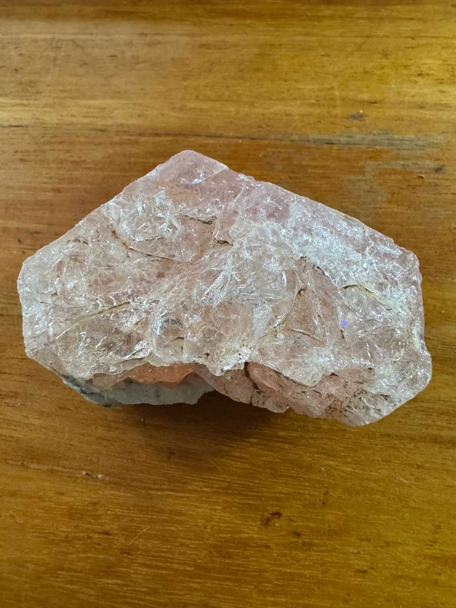 125 gram Morganite rough crystal