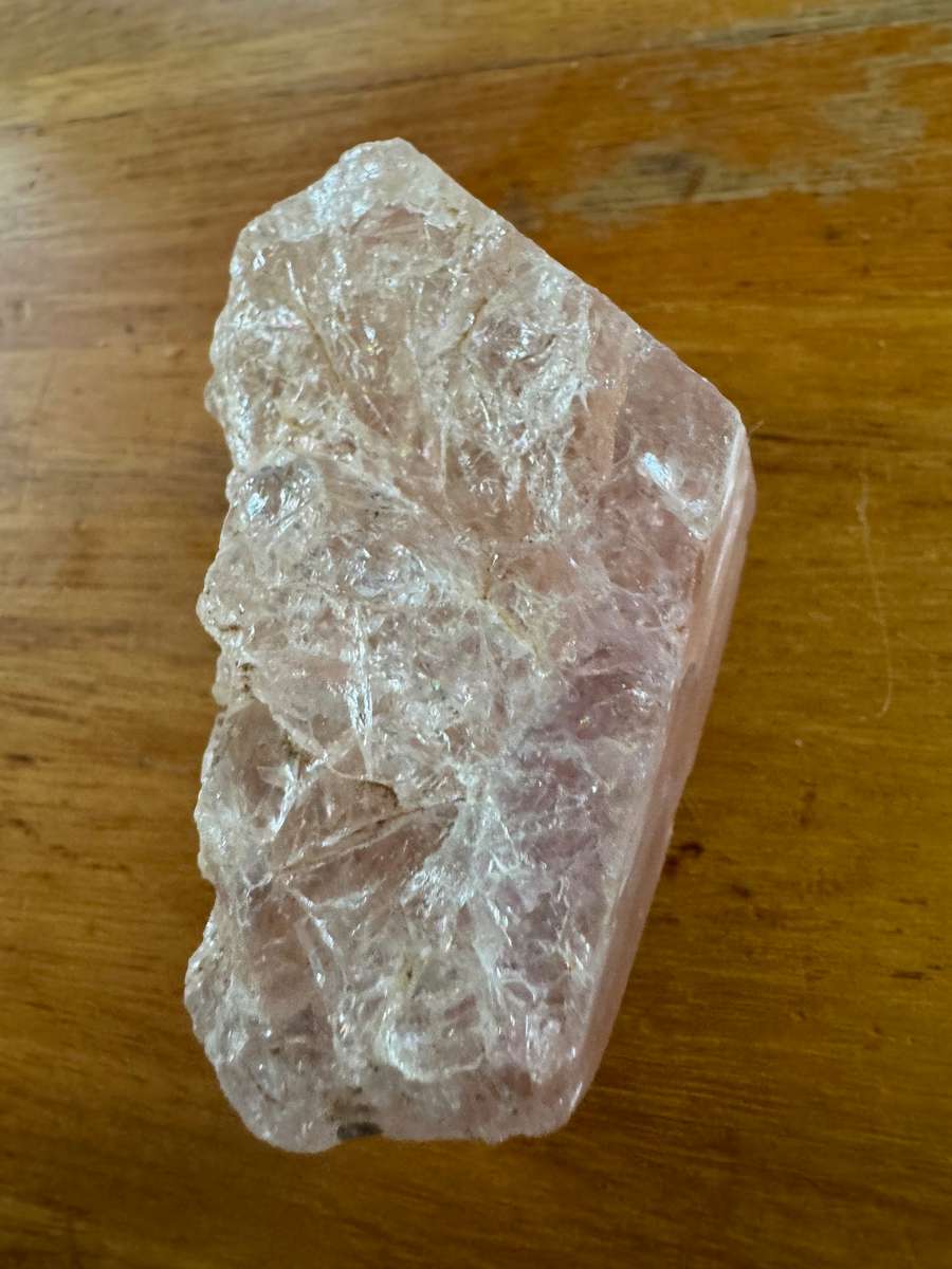125 gram Morganite rough crystal