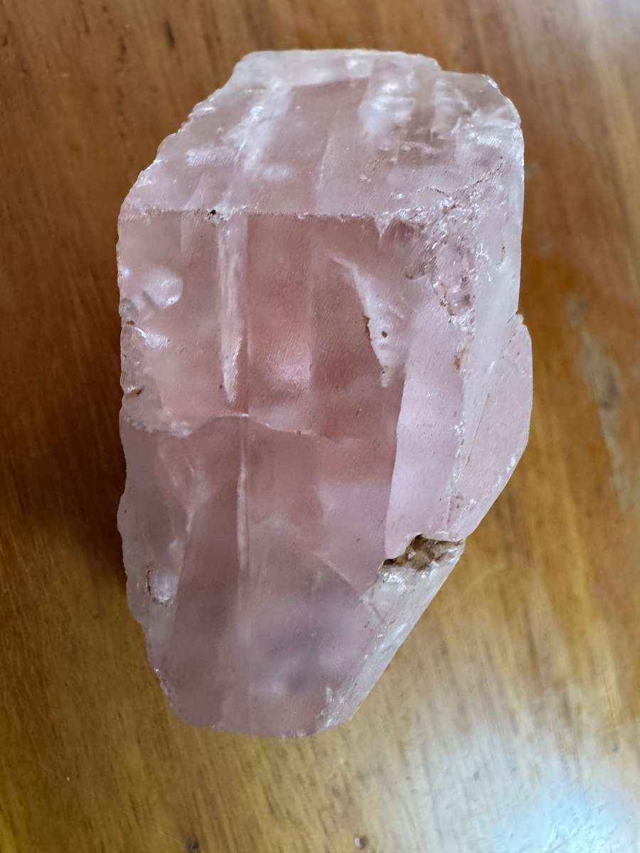 125 gram Morganite rough crystal
