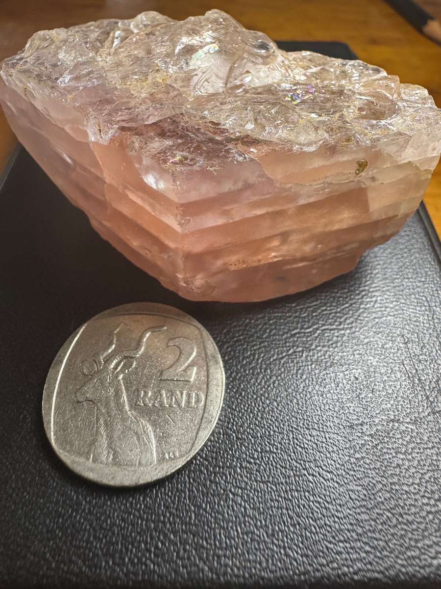 125 gram Morganite rough crystal