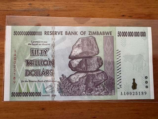 Fifty Trillion Dollar note