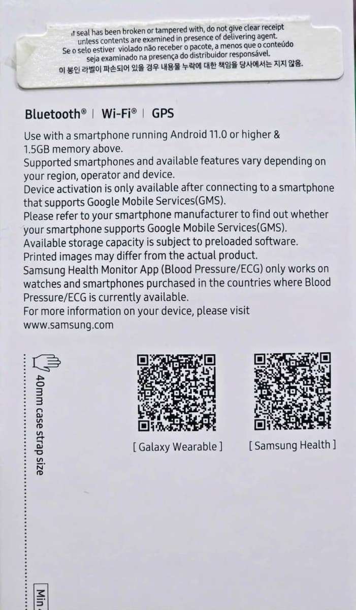 Samsung Galaxy Watch FE 40mm Pink Gold Bluetooth