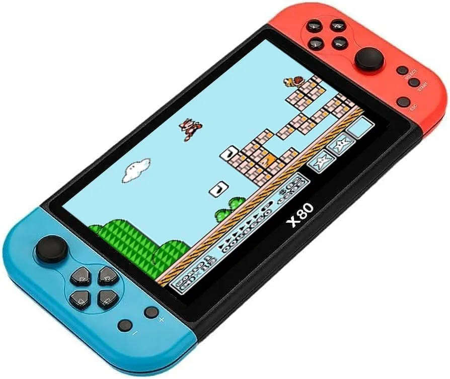 X80 7.0 inch HD Screen Handheld Game Console 20000 Games Video Game Console