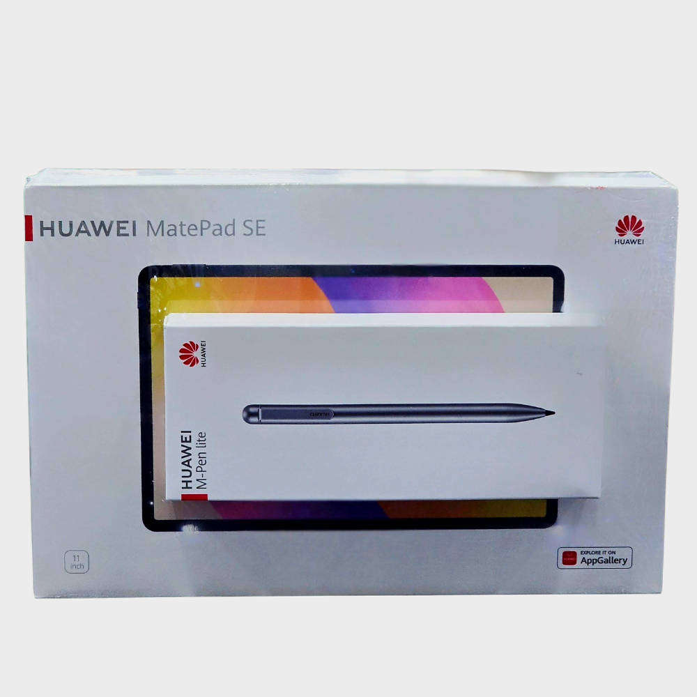 Huawei MatePad SE 11-inch Wi-Fi tablet bundled with a Huawei M-Pen lite stylus.