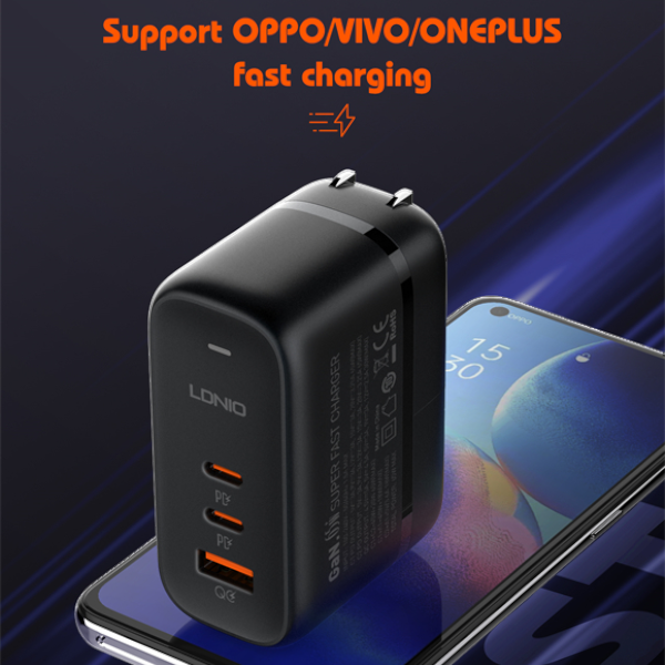LDNIO - Q366 - Super Fast Charger - Black