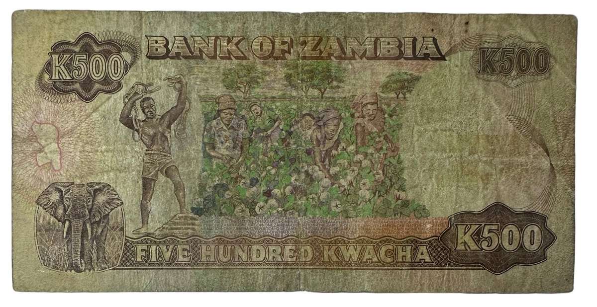 500 Kwacha Zambia Bank Note
