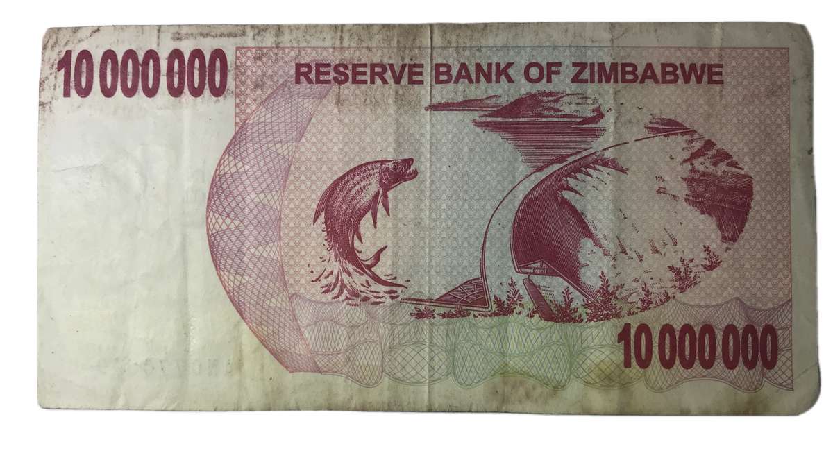 ZIMBABWE $10 MILLION DOLLARS 2008