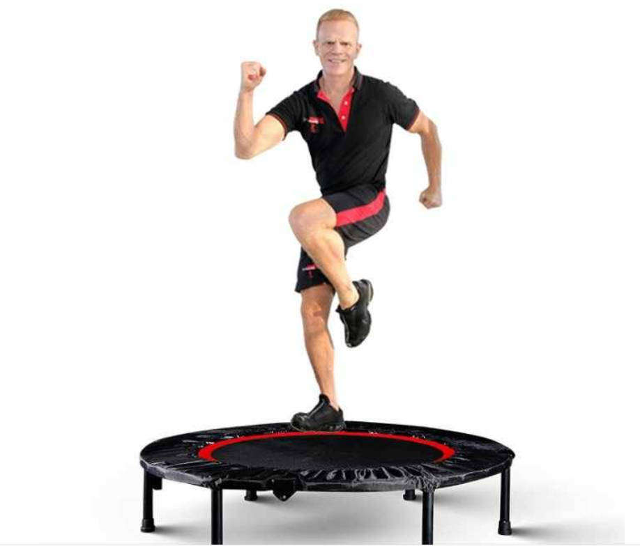 Indoor Rebounder Workout Cardio Mini Trampoline