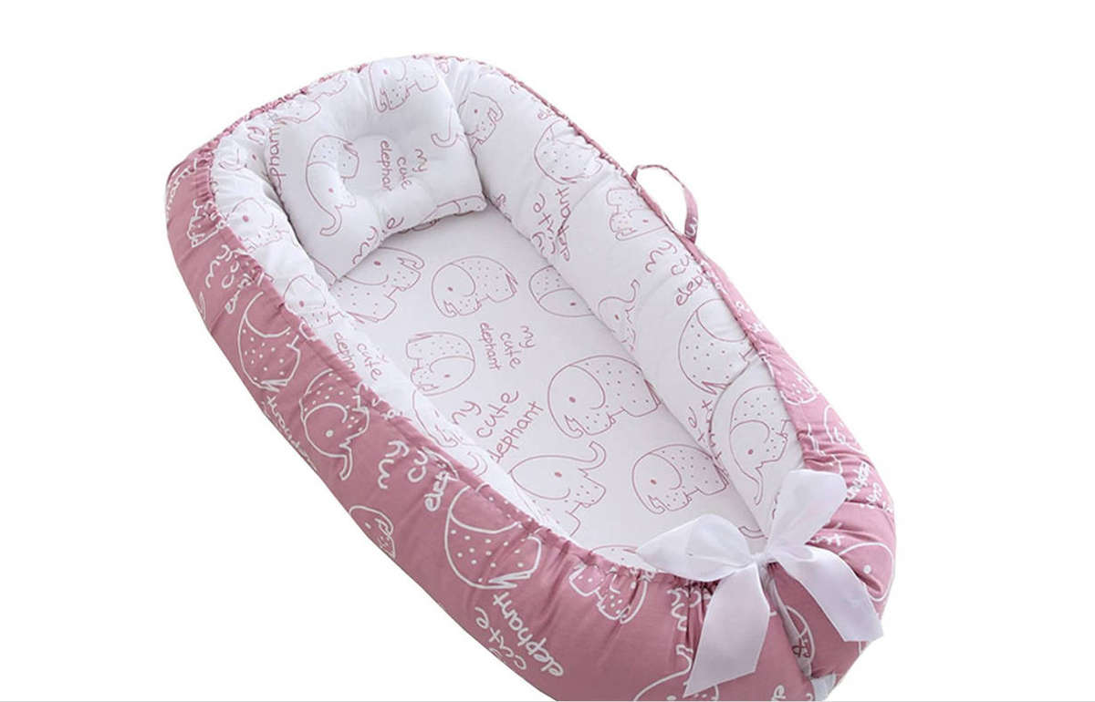 Baby Nest, Baby Lounger Co-Sleeping Baby Bassinet for Bed Newborn Lounge