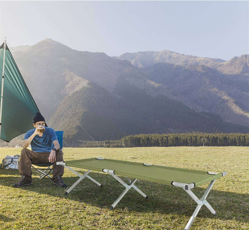 Portable Folding Outdoor Camping Bed For Adult