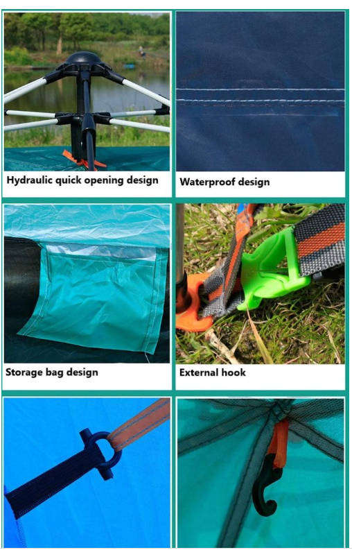 Instant Pop Up Family Camping Tent 2/3 Person