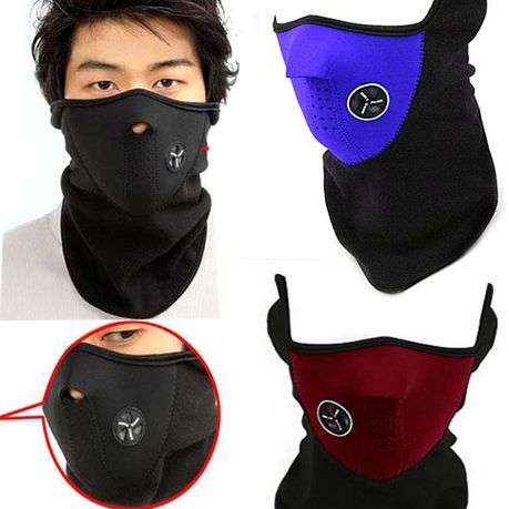 Black Motorcycle Neck Warmer Baraclava