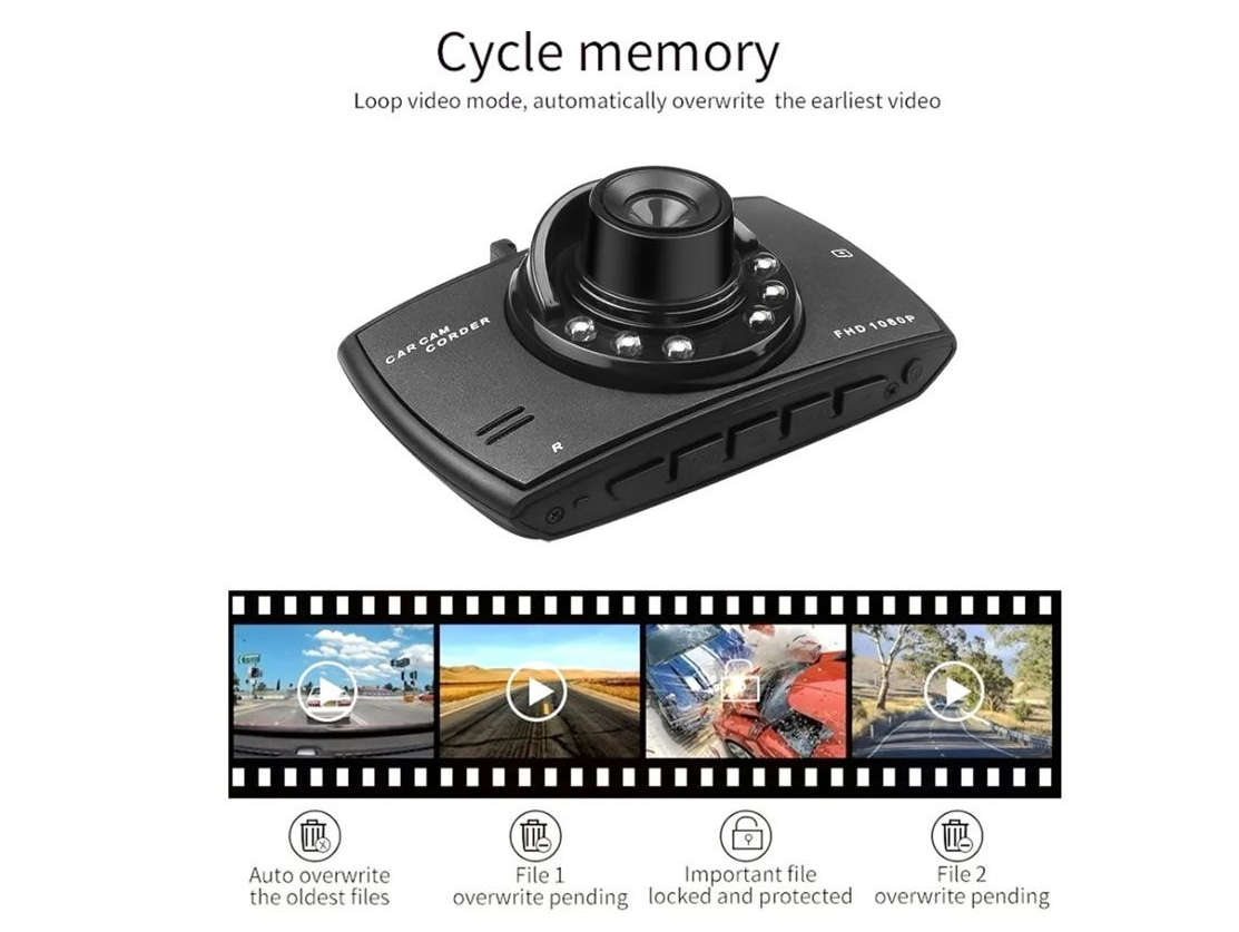 HD 1080P Car Dashboard Camera in Car DVR