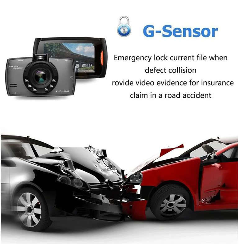 HD 1080P Car Dashboard Camera in Car DVR