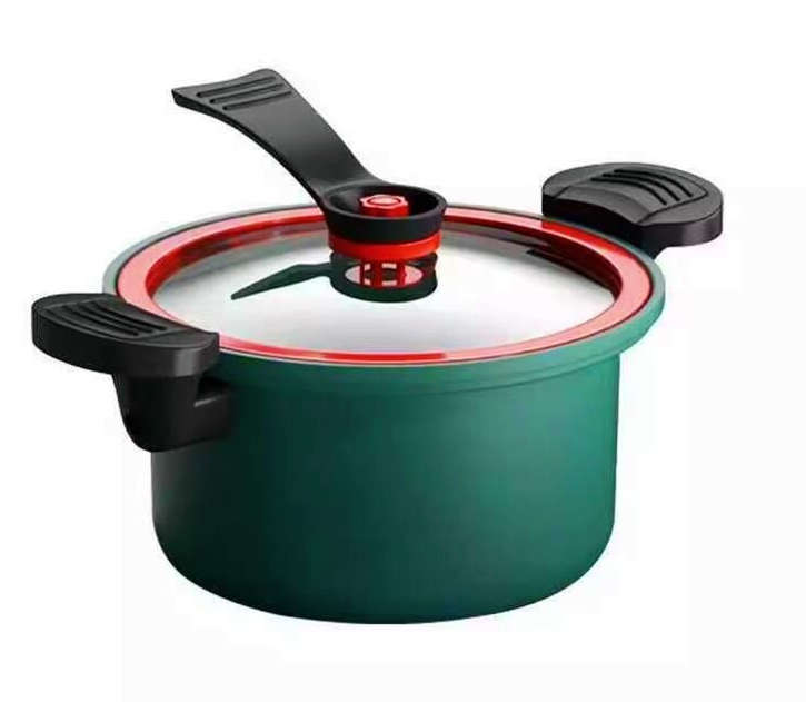 Stew Soup & Stock Pots With Lid Lock Stainless Steel Low Pressure Cooker