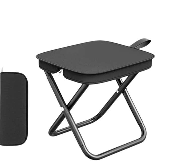 Portable Camping Stool - Foldable into s Pouch for Camping and Outdoor