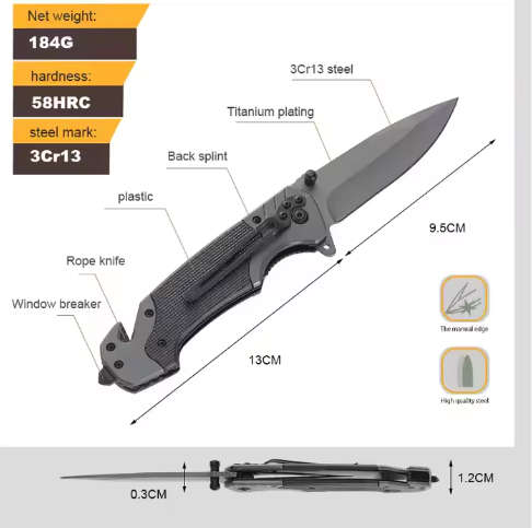 STAINLESS STEEL KNIFE DROWNING