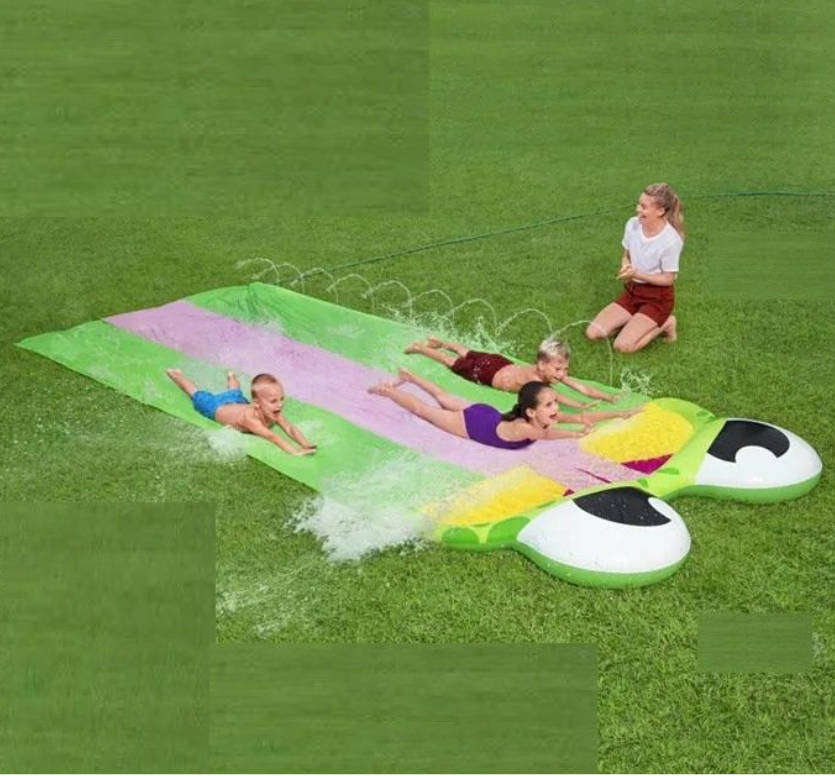 Kids Outdoor Water Ski Slides