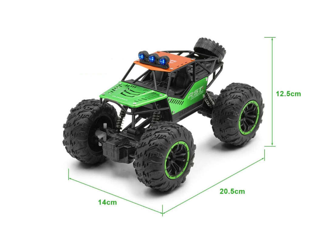 Metal Shell Remote Control Car-Toy 1:18 Off Road 4X4 Monster Truck