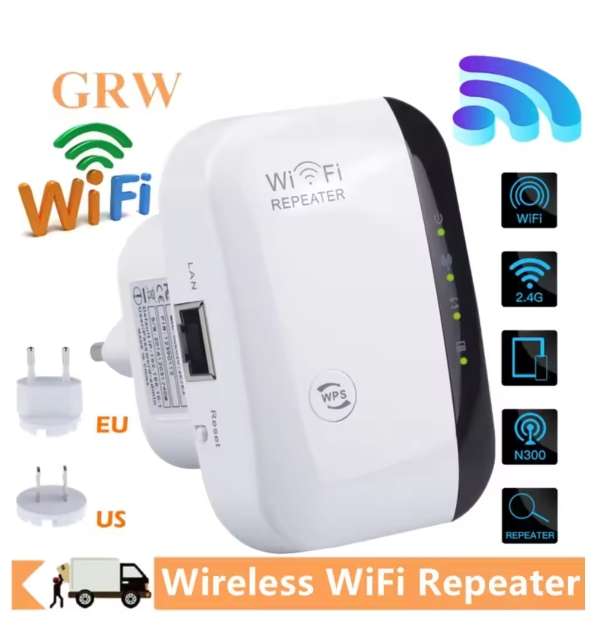 Wireless wifi signal booster extender