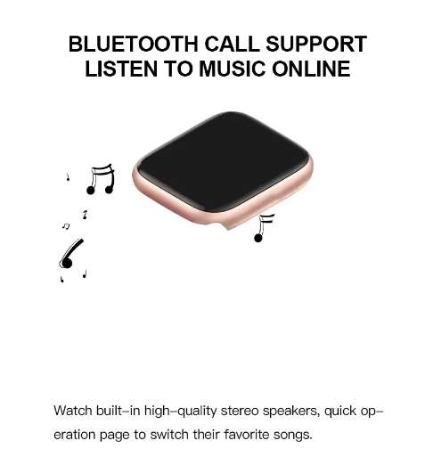 T500-Smart Watch Compatible with Apple and Andriod with App Connection