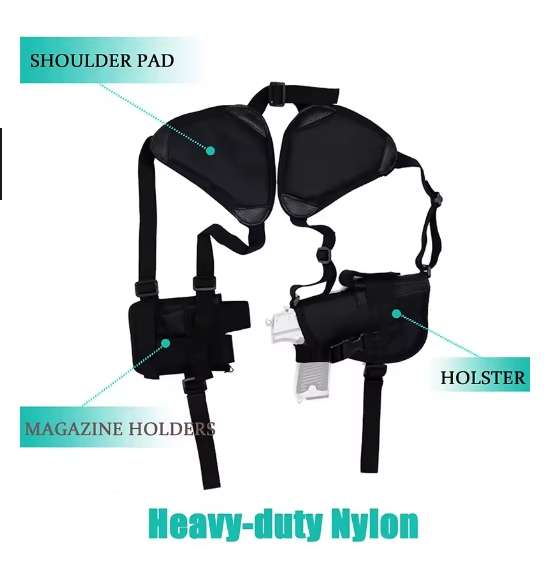 Ambidextrous Tactical Shoulder Gun Holster