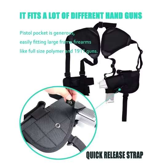 Ambidextrous Tactical Shoulder Gun Holster