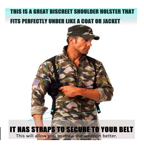 Ambidextrous Tactical Shoulder Gun Holster